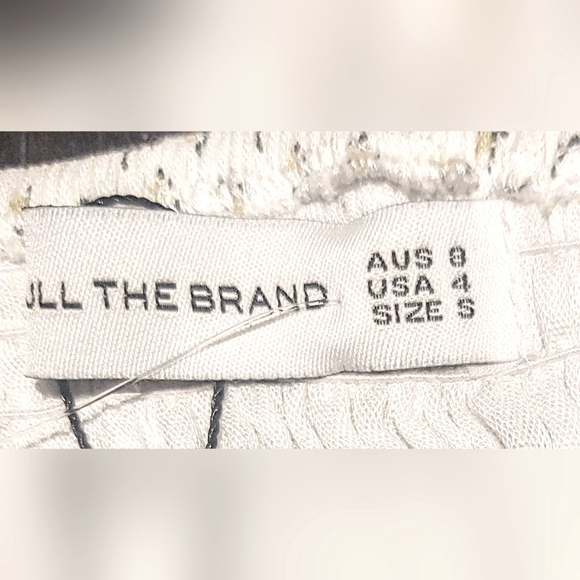 NWT Faithfull The Brand Cropped Smocked Top Sz S - Picture 3 of 13